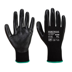 A320 Nitrile Foam Work Gloves Dexti-Grip Gloves Black, Large- Bannav S Bannav LLC